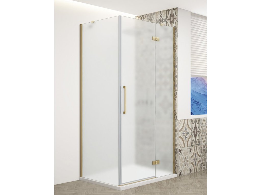 3614 trinity gold ctvercovy kout 1200x1200mm pravy matne sklo gt5612 12mr g