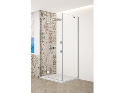 2543 3 trinity chrom ctvercovy kout 800x800mm levy cire sklo gt5680 80cl ch
