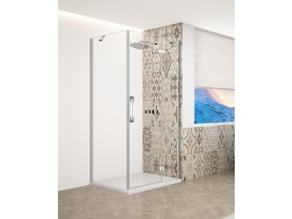 2600 2 trinity chrom ctvercovy kout 800x800mm pravy cire sklo gt5680 80cr ch