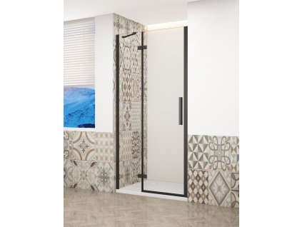 3503 4 trinity black dvere do niky leve 800 mm cire sklo gt1280cl b