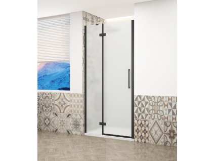 3539 trinity black dvere do niky leve 1000 mm matne sklo gt1210ml b