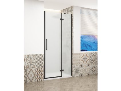 3551 trinity black dvere do niky prave 900 mm matne sklo gt1290mr b