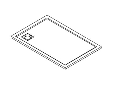 Sprchová vanička XENA HX12090, obdélník 120x90 cm, hladká