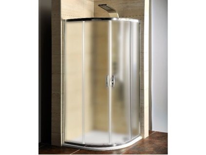 Čtvrtkruhová sprchová zástěna AG4295 900x900 mm + vanička XENA HX559