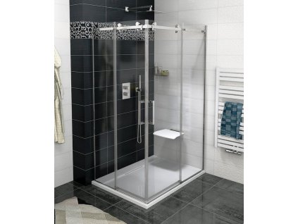 DRAGON Obdélníkový sprchový kout 800x900 mm, čiré sklo, GD4280-GD4290, rohový vstup