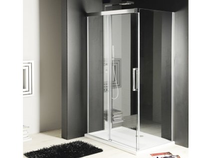 FONDURA Obdélníkový sprchový kout 1100x1000 mm, čiré sklo, GF5011-GF5001