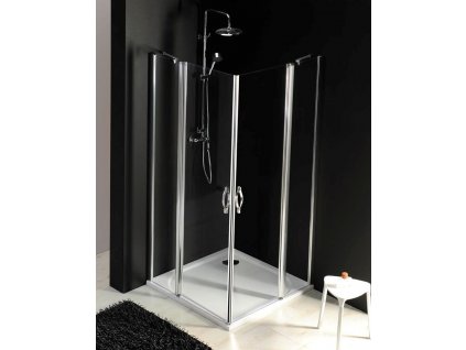 ONE Obdélníkový sprchový kout 800x1000 mm, čiré sklo, GO4880-GO4810