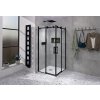 DRAGON BLACK obdélníkový sprchový kout 800x900 mm, čiré sklo, GD4280B-GD4290B