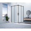 DRAGON BLACK obdélníkový sprchový kout 800x900 mm, čiré sklo, GD4280B-GD4290B