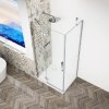 2552 6 trinity chrom obdelnikovy kout 800x900mm levy cire sklo gt5680 90cl ch