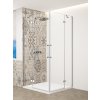 TRINITY CHROM čtvercový kout 800x800mm rohový vstup, čiré sklo, GT2280-80C-CH