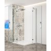 TRINITY CHROM obdélníkový kout 1100x1200mm rohový vstup, čiré sklo, GT2211-12C-CH