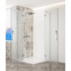 TRINITY CHROM obdélníkový kout 900x1100mm rohový vstup, matné sklo, GT2290-11M-CH