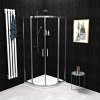 SIGMA SIMPLY CHROM Čtvrtkruhový sprchový kout 1000x1000 mm, čiré sklo, GS5510
