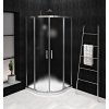 SIGMA SIMPLY CHROM Čtvrtkruhový sprchový kout 800x800 mm, sklo BRICK, GS6580