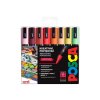 200770 posca sada popisovacu pc 5m summer 1 8 2 5 mm mix teplych tonu 8 kusu
