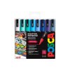 200953 posca sada popisovacu pc 5m ocean 1 8 2 5 mm mix morskych tonu 8 ks