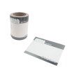dope cans sticker hello my name is 50 pcs silver metallic 01