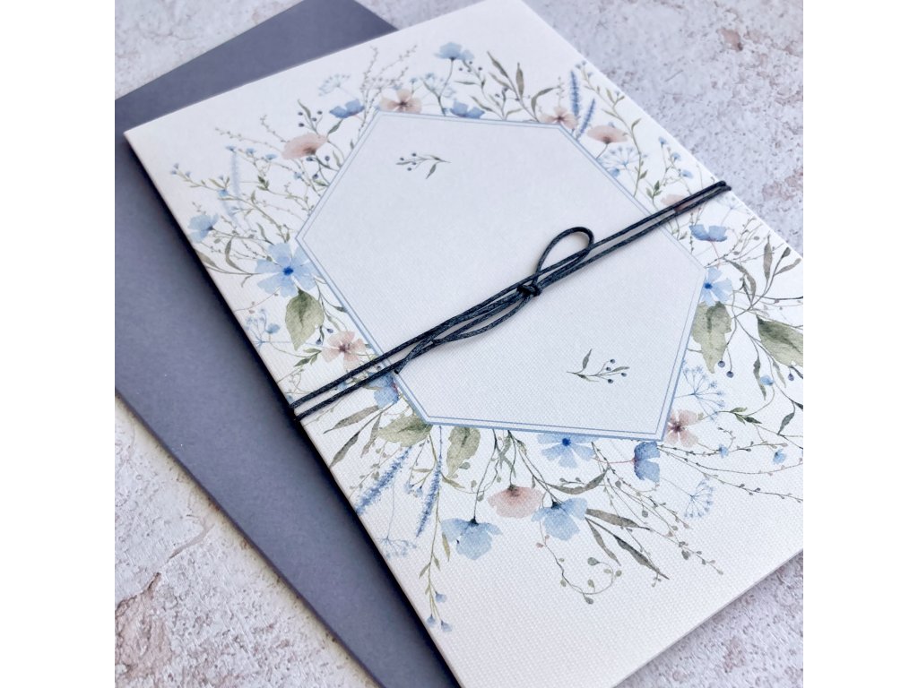 Blahopřání Modré kvítí