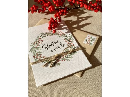 Blahopřání vánoční Chvojí