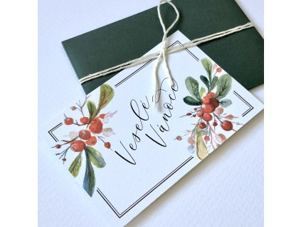 Blahopřání do kytice Jmelí