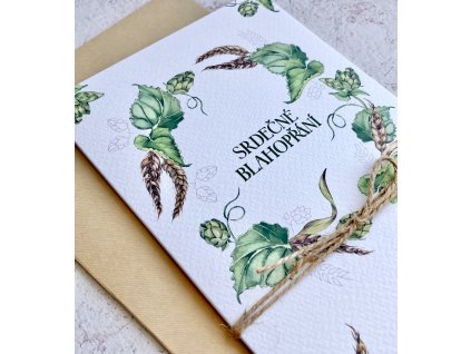 Blahopřání Chmelový věneček