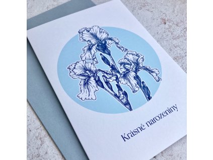 Blahopřání Kosatec