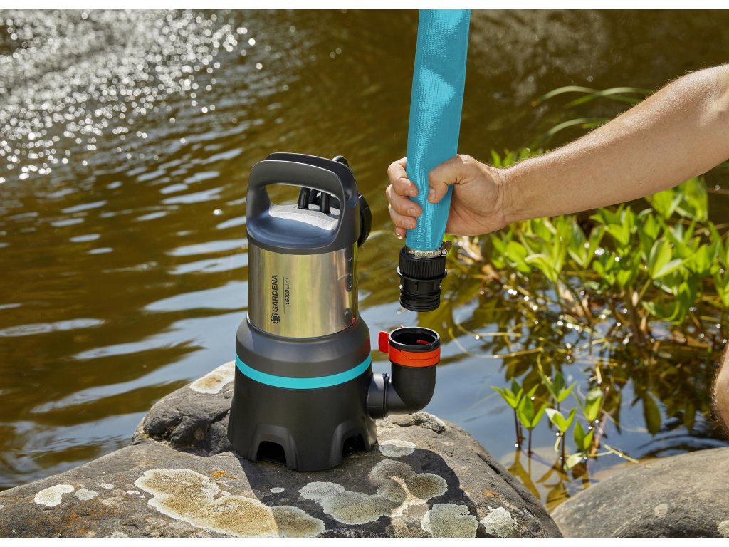 GARDENA Schmutzwasser-Tauchpumpe 25000 Schmutzwasserpumpe