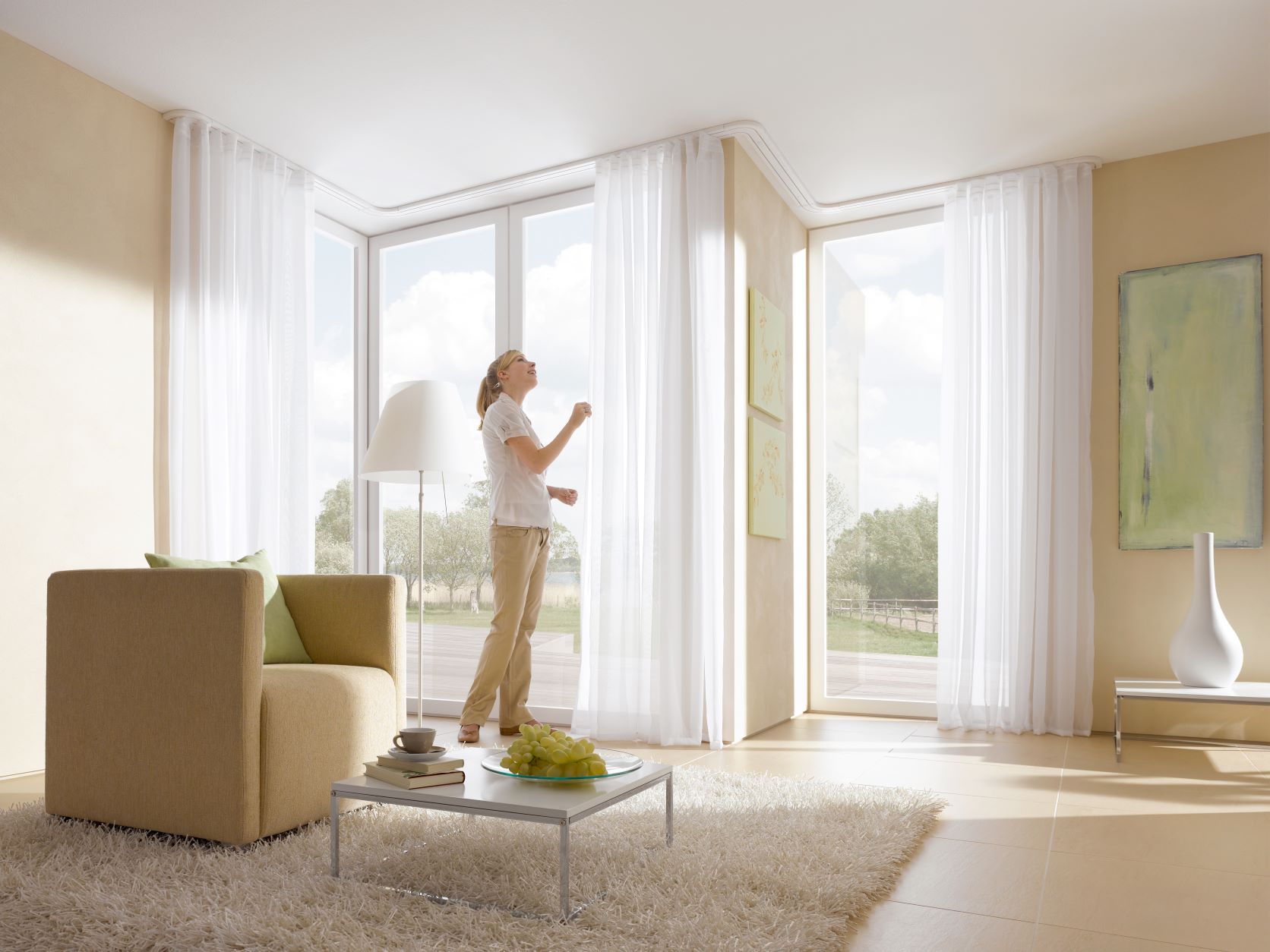 Záclonová kolejnička