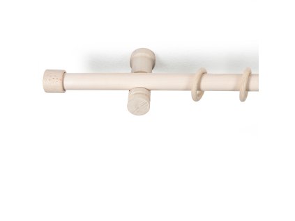 Dřev.zácl.souprava TAPPO 28/300cm, bílá, FSC100% TSUD-COC-002687