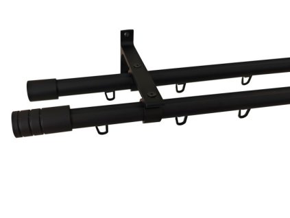 Dvojitá zácl.souprava DELTA 19/160cm černá