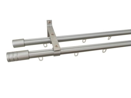 Dvojitá zácl.souprava DELTA 19/160cm stříbrná