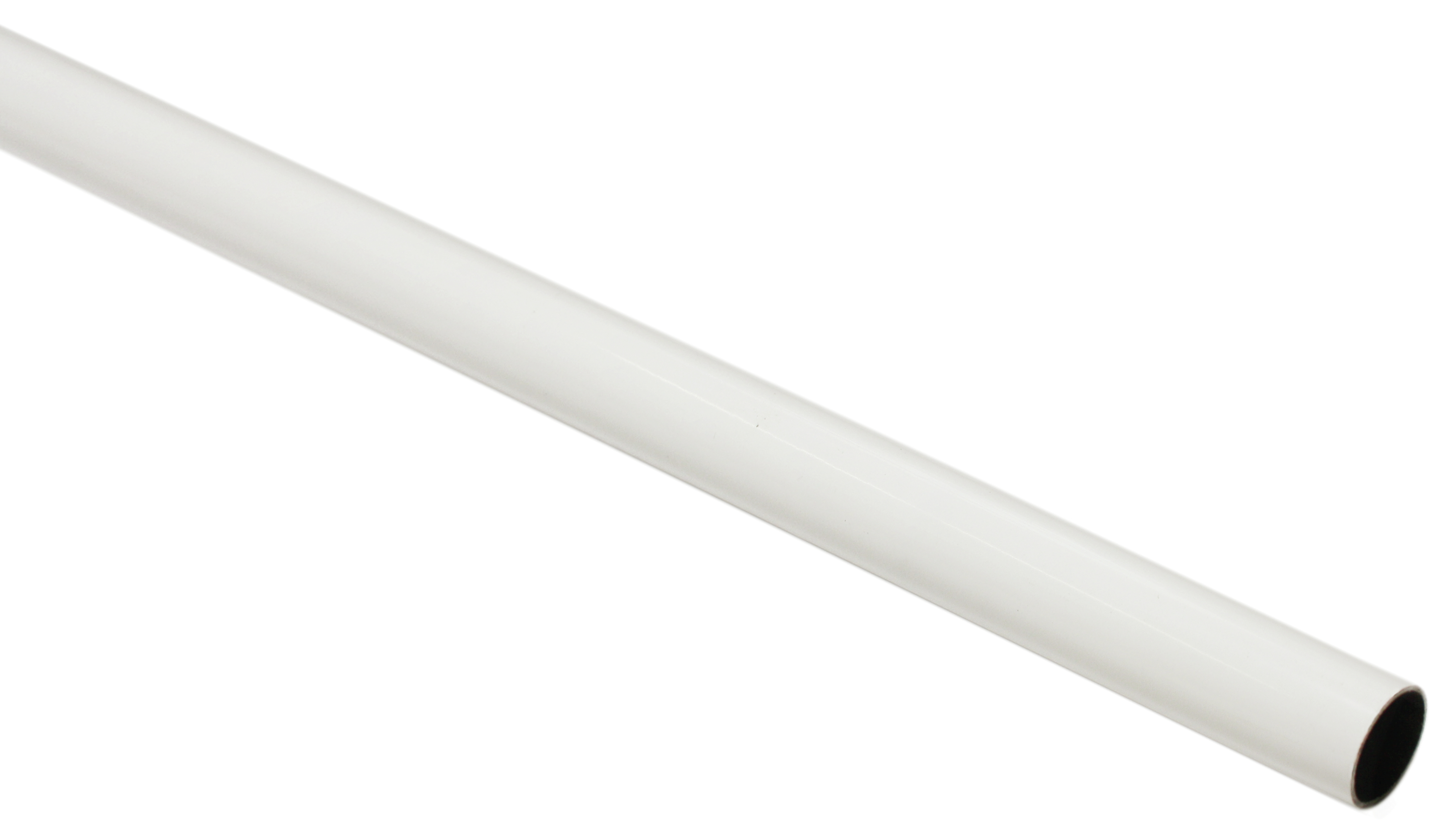 Záclonová tyč Chicago 20/160cm, bílá (Kov, od délky tyče 200cm doporučujeme použít třetí nosník.)