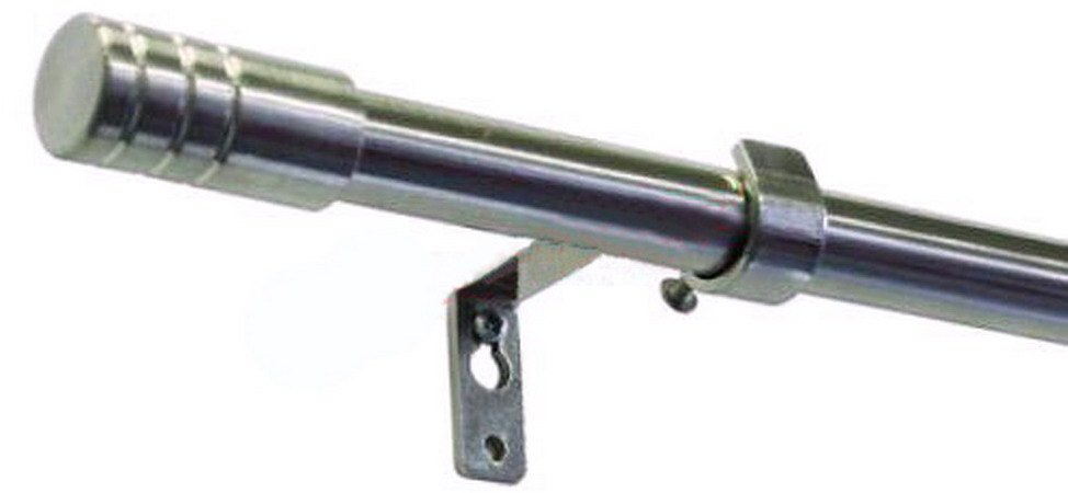 Záclonová souprava roztažitelná VÁLEC 16/19mm, 120-210cm, ušlechtilá ocel