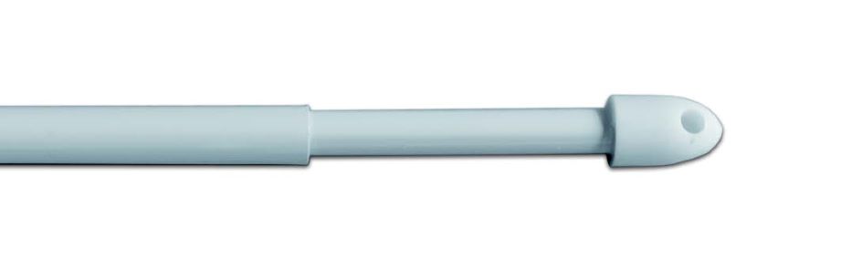 Vitrážní tyč roztažná, kulatá 7 mm, 50-65 cm, bílá
