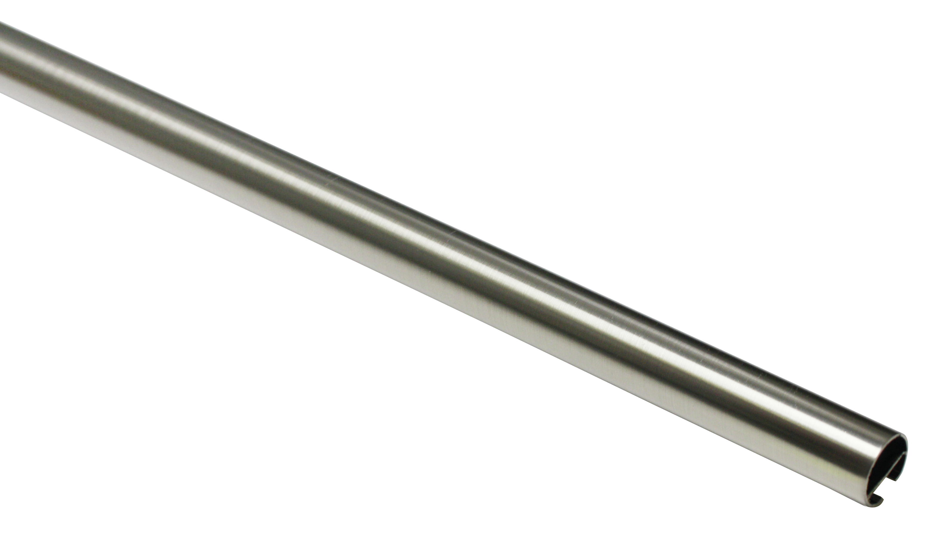Záclonová tyč s drážkou Chicago 20/200cm, ušlechtilá ocel (Kov, od délky tyče 200cm doporučujeme použít třetí nosník.)