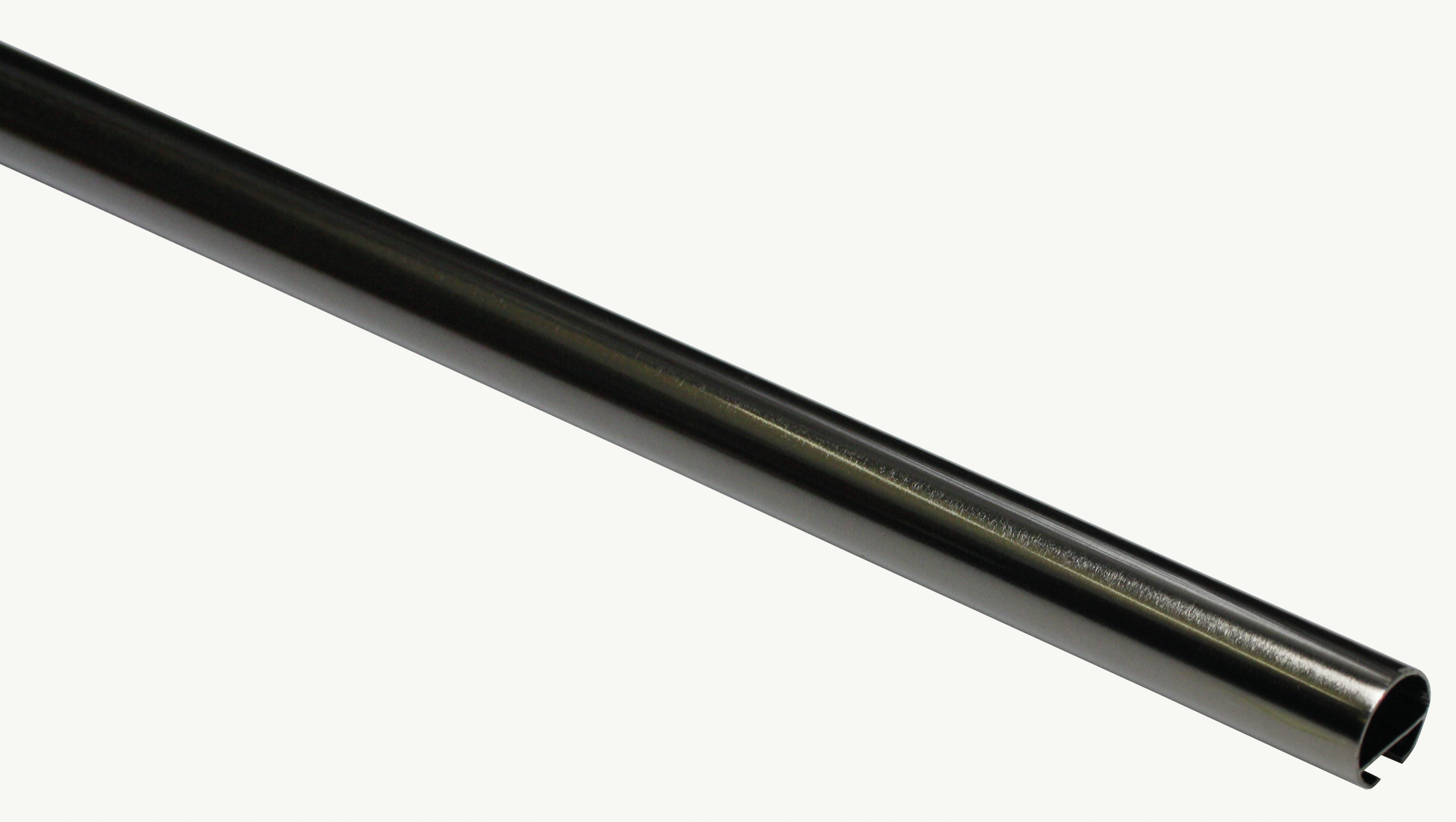 Záclonová tyč s drážkou Chicago 20/240cm, titan (Kov, od délky tyče 200cm doporučujeme použít třetí nosník.)