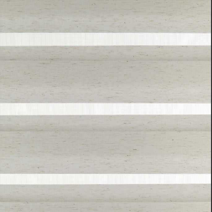 Panel na japonskou stěnu den/noc, 60x245cm,  bílá káva