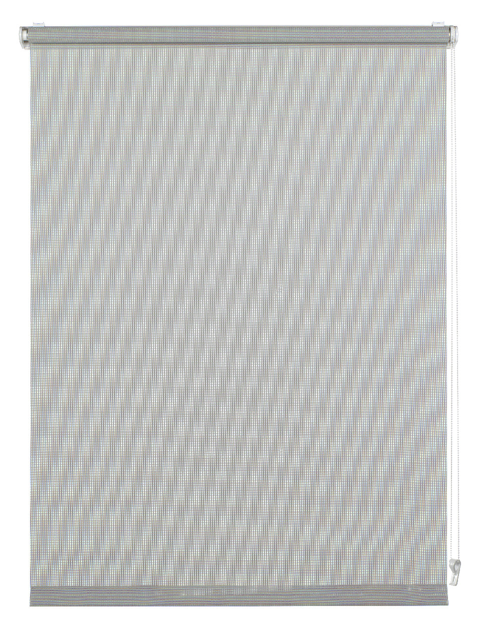 Roleta Easy Fix Magic Screen 45x150cm, šedá (Látka 30% polyester, 70% PVC, průsvitná, omyvatelná. Ochrana proti slunci a horku, přesto je přes ni vidět ven, během dne chrání Vaše soukromí. S bočním řetízkovým ovládáním vpravo nebo vlevo, mini návinka o pr