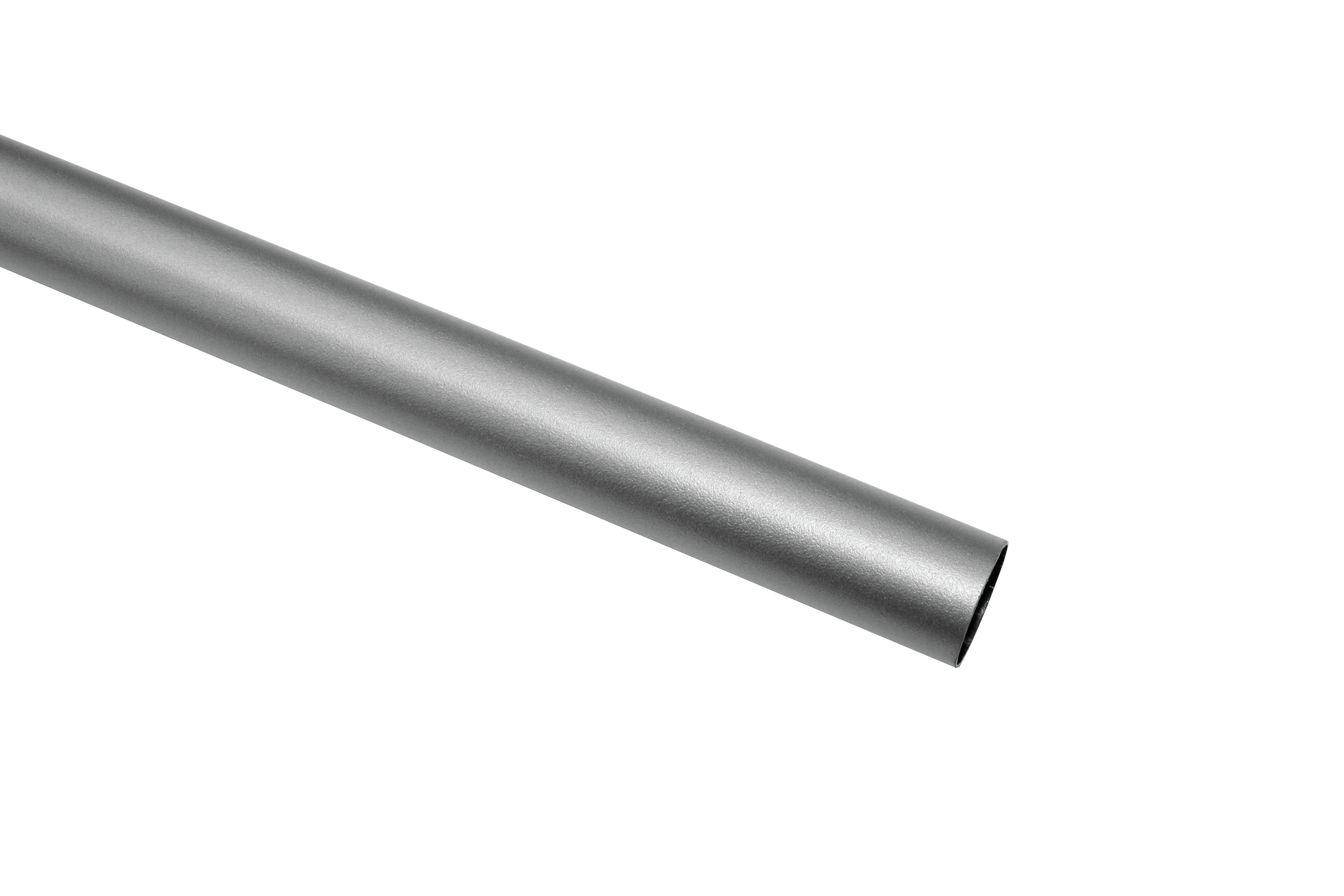 Záclonová tyč Industrial Home 25/160cm, stříbrná (Kov, od délky tyče 200cm doporučujeme použít třetí nosník.)