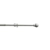 Záclonová souprava roztažitelná KOULE 16/19mm, 240-450cm, bílá, bez kroužků