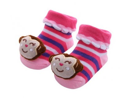 ponozky pro miminko topq s opickou