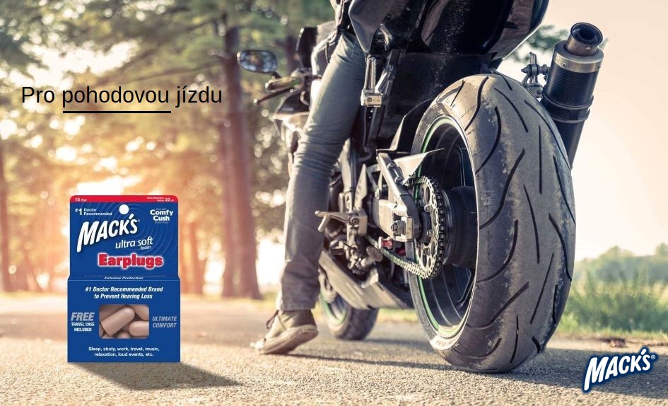 Pro pohodovou jízdu na motorce.