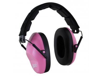 pink earmuffs macks chranice sluchu