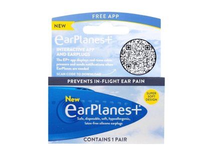 spunty do usi do letadla earplanes plus