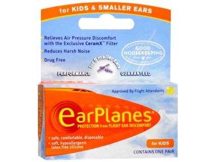 Cirrus EarPlanes dětské špuntydo uší do letadla  EarPlanes ucpávky dětské
