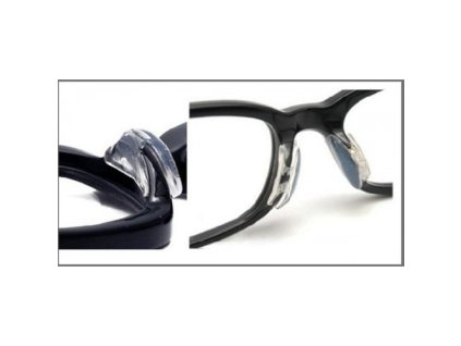 Silikonové nosní opěrky - sedýlka 2,5 mm  Nosní opěrky 2,5 mm