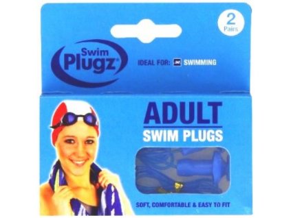 Hush lamelové silikonové ucpávky do uší - 2 páry  Hush Swim