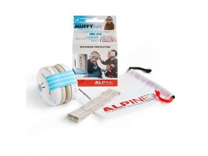Alpine Muffy Baby chrániče sluchu pro batolata modré Rozbalené zboží