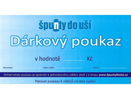 darkovy poukaz eshop spuntydousi.cz